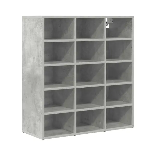 Vidaxl - Schuhschrank Betongrau 77, 5 X 30 X 83, 5 Cm Holzwerkstoff thumbnail
