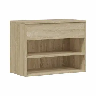 VidaXL Schuhbank Sonoma-Eiche 60x30x45 Cm Holzwerkstoff