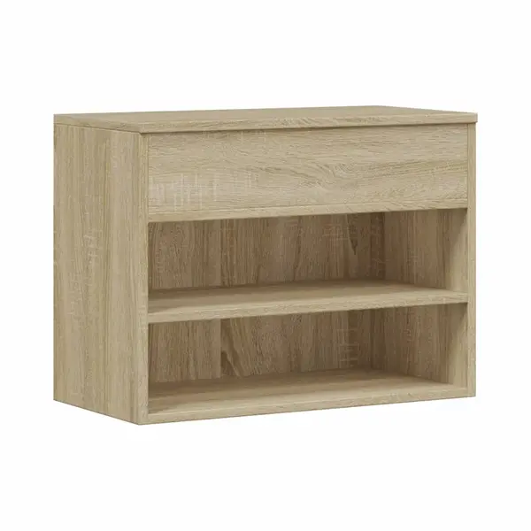 VidaXL Schuhbank Sonoma-Eiche 60x30x45 Cm Holzwerkstoff thumbnail