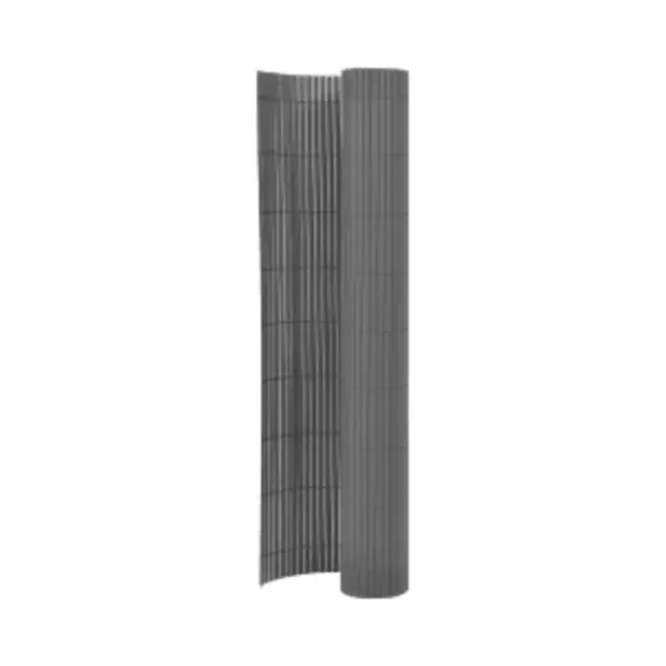 VidaXL Gartenzaun Doppelseitig 110x300 Cm Grau thumbnail