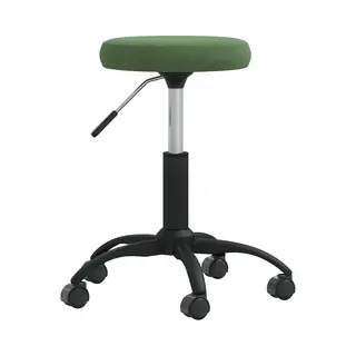 Massagehocker Samt Dunkelgrün Vidaxl614244