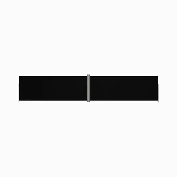 Seitenmarkise Ausziehbar Schwarz 200x1000 Cm - Vidaxl thumbnail