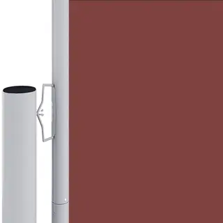 VidaXL Seitenmarkise Ausziehbar Braun 200x1200 Cm