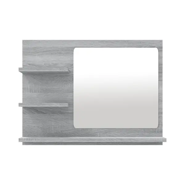 Badspiegel Grau Sonoma 60x10, 5x45 Cm Holzwerkstoff Vidaxl thumbnail