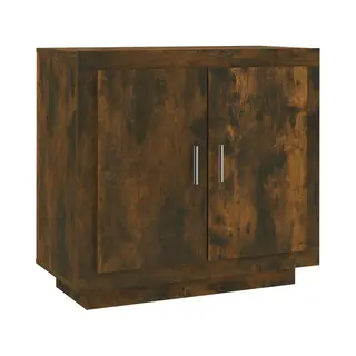 VidaXL Sideboard Räuchereiche 80x40x75 Cm Holzwerkstoff