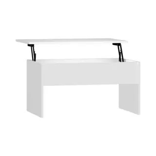 VidaXL Couchtisch Weiß 80x50, 5x41, 5 Cm Holzwerkstoff