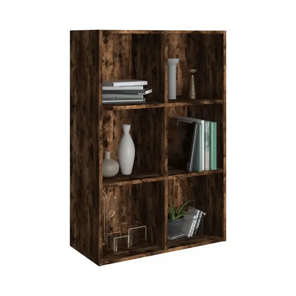 Bücherregal/sideboard Räuchereiche 66x30x98 Cm Holzwerkstoff Vidaxl thumbnail
