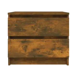 Nachttisch Räuchereiche 50x39x43, 5 Cm Holzwerkstoff Vidaxl