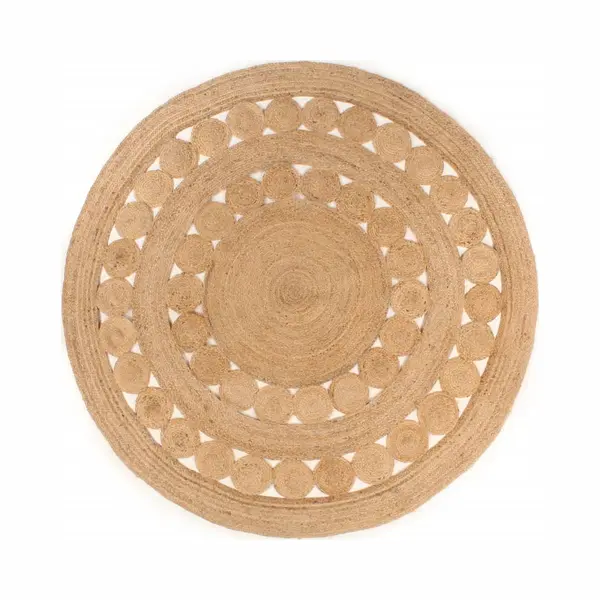 VidaXL Teppich Geflochten Jute 180 Cm Rund thumbnail