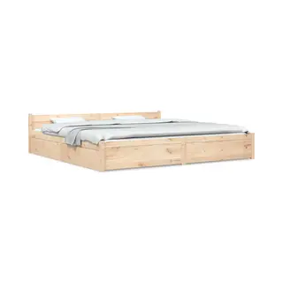 VidaXL Bedframe Met Lades 200x200 Cm
