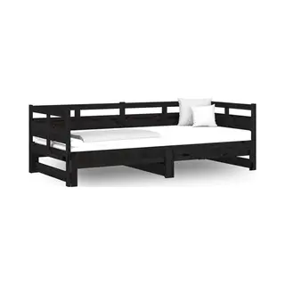 VidaXL 820321 Sofa Sofabett Schwarz
