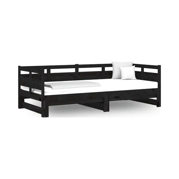 VidaXL 820321 Sofa Sofabett Schwarz thumbnail