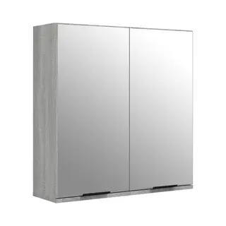 Bad-spiegelschrank Grau Sonoma 64x20x67 Cm - Vidaxl