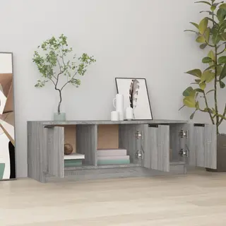 VidaXL Meuble Tv Sonoma Gris 102x35x36, 5 Cm Bois D'ingénierie