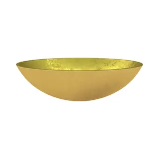 Waschbecken Glas 50x37x14 Cm Gold Vidaxl