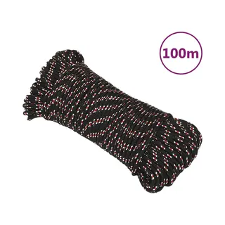 VidaXL Boot Touw 4 Mm 100 M Polypropyleen Zwart