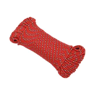 VidaXL Boottouw 5 Mm 100 M Polypropyleen Rood
