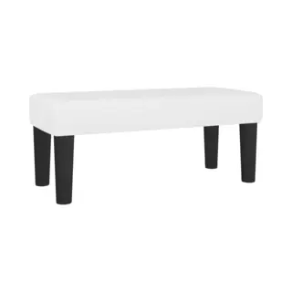 VidaXL Bankje 70x30x30 Cm Kunstleer Wit