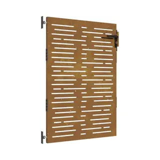 Gartentor 85x150 Cm Cortenstahl Quadratisches Design - Vidaxl