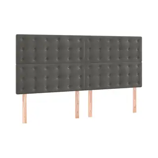 VidaXL 3116821 Kopf-/Fußteil Dunkles Grau