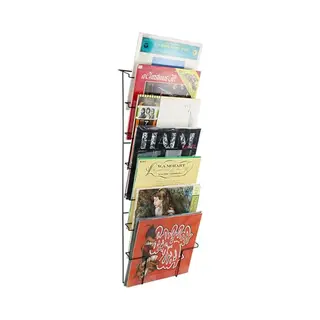 Vdd Vinyl Wish Vdd - Lp Houder - Lp Opbergsysteem - Lp Opbergsysteen Aan De Muur - Lp Opbergrek - Vinyl Opberg - Vinyl Opbergsysteem - Vinyl Houder - Zwart - Max +/-