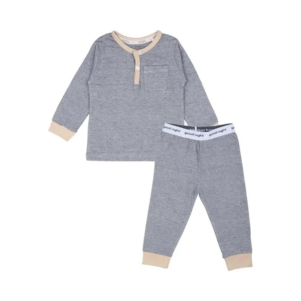 KUUK’n Kuuk'n, Jongens Pyjama Streep Blauw, 62/68 thumbnail