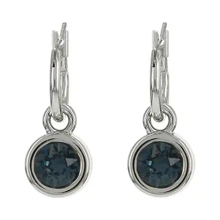 Biba Hang Oorbellen Met Swarovski Steentje Montana