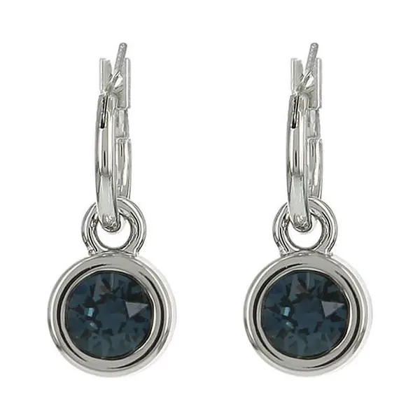 Biba Hang Oorbellen Met Swarovski Steentje Montana thumbnail