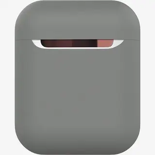 AirPods Hoesjes Van By Qubix AirPods 1-2 Hoesje Liquid Series - Siliconen - Grijsgroen - Schokbestendig Airpods Case Hoesje Voor Airpods 1