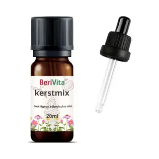 Berivita Kerstmix Olie 20ml Pipetfles - Kerstsfeer Door Etherische Kerst Olie Met Kerstgeur - Kerstmis