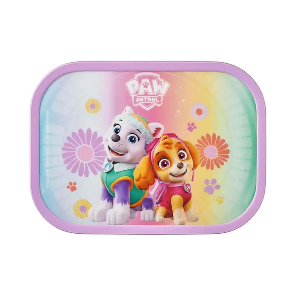Mepal Campus Bento Lunch Box For Children With Compartment, Fork, Clip Closure - Bpa-Free, Dishwasher Safe - 750 Ml - Paw Patrol Girls thumbnail