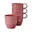4 stuks, Vivid mauve