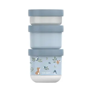 Little Dutch 108034065408 Brotdose Brotdosenset Blau 3 Stück(e)