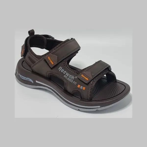 Hitman Schoenen Reewalk® - Sandalen Heren – Mannen Sandalen – Licht Gewicht - Memory Foam Voetbed – Bruin - Maat 40 thumbnail