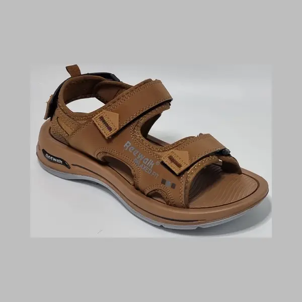 Hitman Schoenen Reewalk® - Sandalen Heren – Mannen Sandalen – Licht Gewicht - Memory Foam Voetbed – Mustard – Maat 39 thumbnail