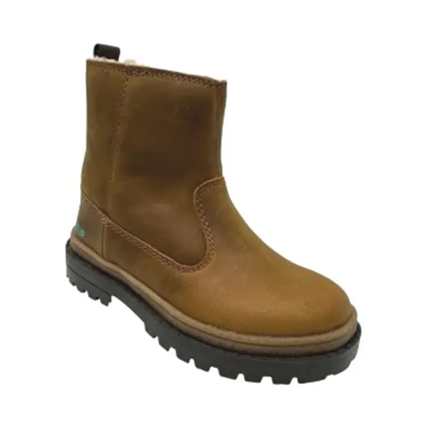 BunniesJR 225702-513 Jongens Biker Boots - Cognac - Nubuck - Ritssluiting thumbnail