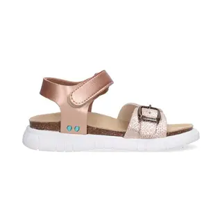 BunniesJR 226420-796 Meisjes Platte Sandalen - Roze - Imitatieleer - Klittenband