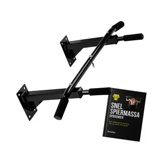 Zoluko Professional Klimmzugstange Wandhalterung - 150kg Belastbarkeit - Inkl. E-Book - Einfache Montage - Klimmzugstange Fitness - Klimmzugstation