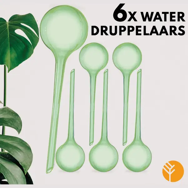 Groots Waterdruppelaar Groen Set Van 6 Stuks Voor Planten – Automatisch Watergeefsysteem Voor Kamerplanten – 27 Cm – Planten Watergever Met thumbnail