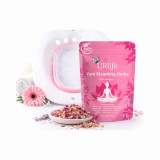 URlife® Yoni Steam Stoombad - Inklapbaar Vaginaal Stoombad Voor Intieme Verzorging, Ontspanning & Postpartum Herstel - Yoni Steam Seat - Vaginale