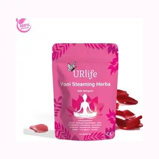 URlife® Yoni Stoomkruiden - 100% Biologische Yoni Steam Herbs | Vaginaal Stomen & VSteam - Intieme Verzorging, Reiniging & Faya Watra Wellness