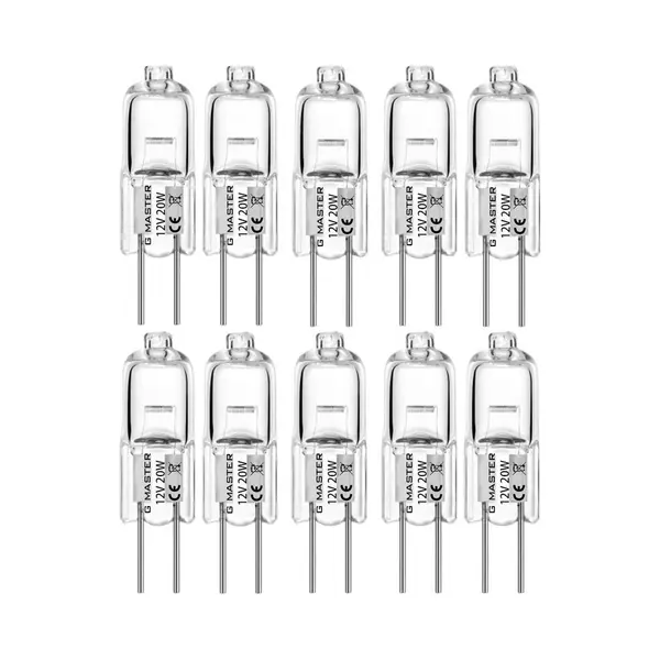 G Master- G4 Halogeen Lichtbron - 12V - 20W - Halogeen Lamp - 10 Stuks thumbnail