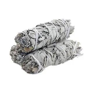 Luxeli - Witte Salie Smudge Stick - 1 Stuk - 10 Cm - White Sage - Huisreiniging - Yoga - Meditatie