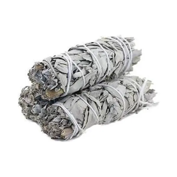 Luxeli - Witte Salie Smudge Stick - 1 Stuk - 10 Cm - White Sage - Huisreiniging - Yoga - Meditatie thumbnail
