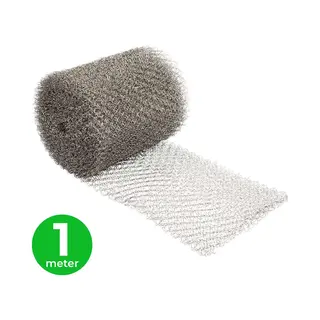 VerminBuster Muizengaas - 1m X 15cm - Rattengaas - Rvs Weringsgaas - Stootvoegrooster Gaas