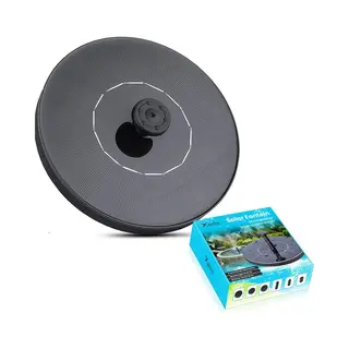 Xamax® Xamax Solar Fontein Op Zonne Energie ⌀160mm – Solar Vijverpomp Met Waterfontein - Fonteinpomp & Drijvende Vijverfontein - Fontijn Zonne Energie -