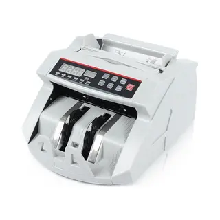 Merkloos Geldtelmachine - Biljettelmachine - 1000 Biljetten/minuut - 3-voudig Valsgelddetectie - Grijs