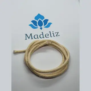 Madeliz Ronde Olielampen Lont 100CM - Extra Lang - Olielamp - Long Burn - 4 Mm
