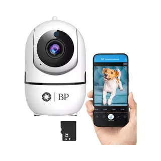Bp® 360Eye - Huisdiercamera - 2 Weg Audio - WiFi - 1920*1200P Hd - Met 32GB Sd Kaart