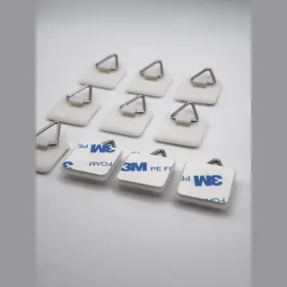 Plakhangers M Voor Wanddecoratie – Zelfklevend - 3M Tape – Ophanghaakje – Schilderijhaak - Set Van 10